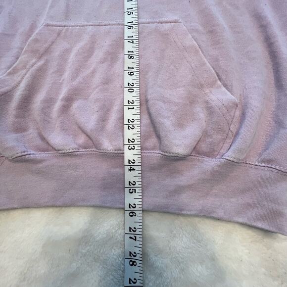 US Vintage Graphic Crab Hoodie Wrightsville NC Light Purple - Picture 5 of 9